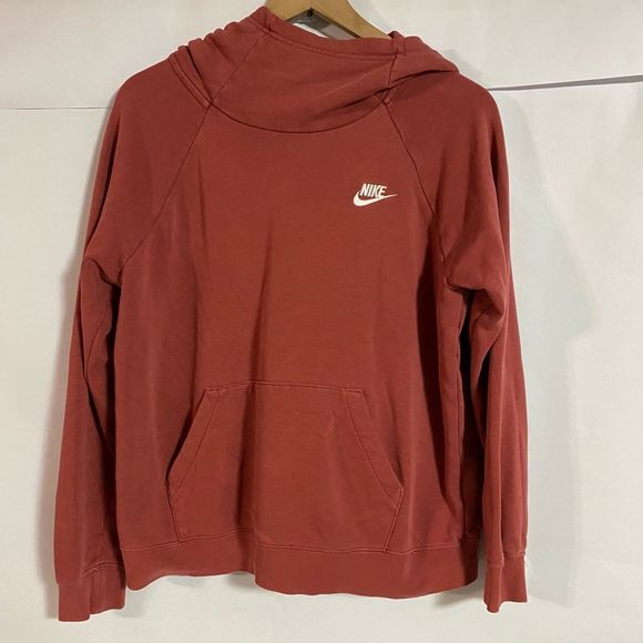 Nike Tops - Nike Essential Funnel Neck Hoodie Sweatshirt Size Medium Womens